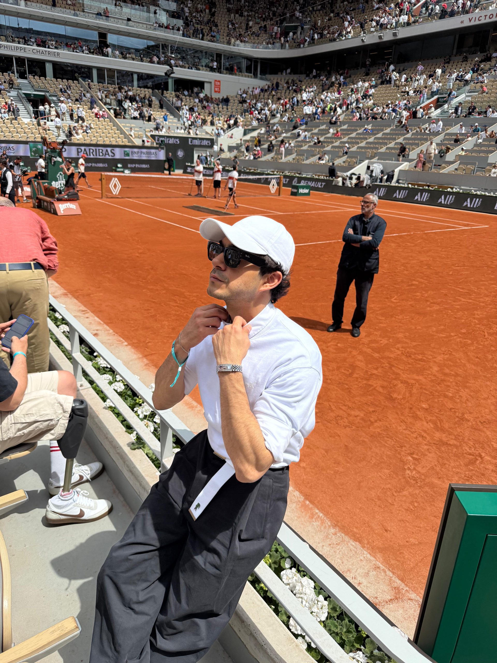 Rahimcan Kapkap Paris'te Roland Garros Heyecanı Yaşadı